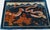This vintage Chinese pictorial rug offers a breathtaking panoramic view of the Great Wall of China winding through...