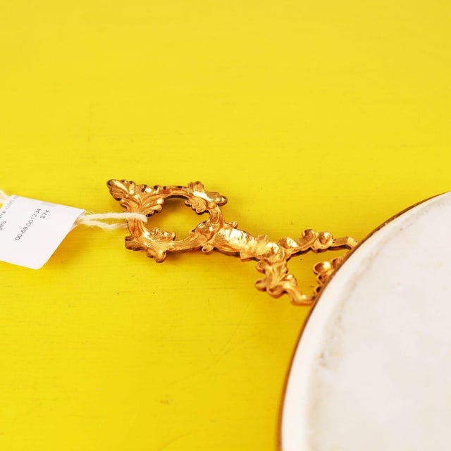 Limoges Ceramic Ashtray with Handle For Sale - Image 8 of 11