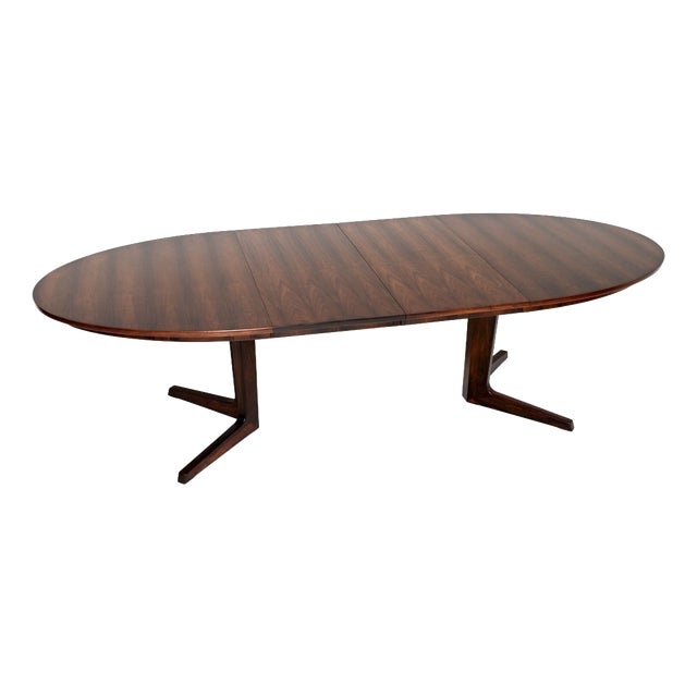 Vintage Danish Extending Dining Table from Bernhard Pedersen & Søn, 1960 For Sale
