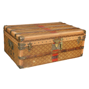 French Steamer Trunk by Aux Etats Unis