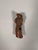 Early 18th-century wooden netsuke, Edo period. The netsuke is depicted as a Noh mask, an old sage carrying a toad on his...
