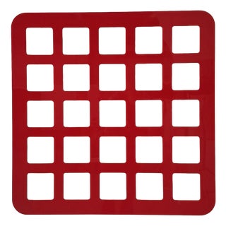 Red Wall-Mounted CD Holder by villahomecollection For Sale