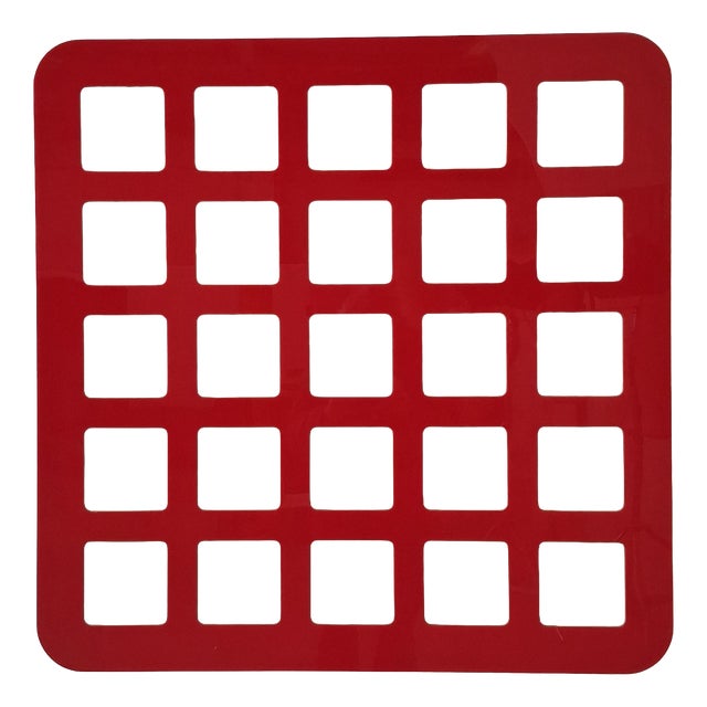 Red Wall-Mounted CD Holder by villahomecollection For Sale