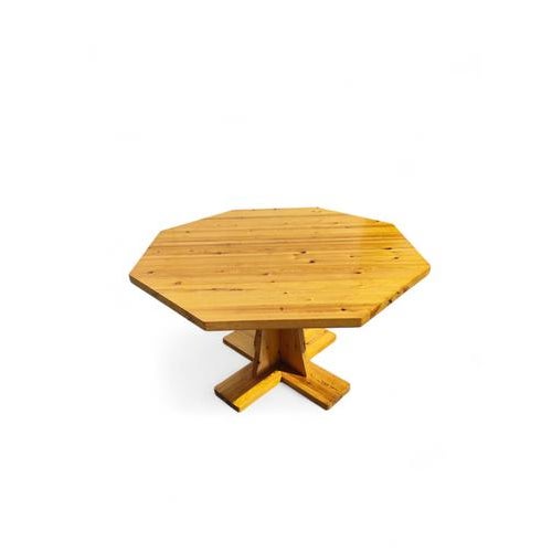 Danish Octogonal Dining Table, 1970s For Sale - Image 6 of 6