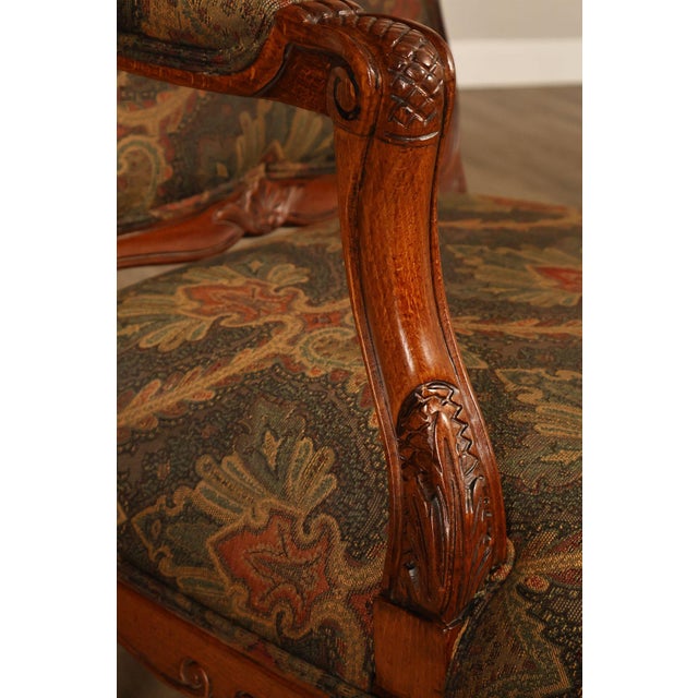 Woodmark Originals Italian Rococo Style Pair of Armchairs For Sale - Image 17 of 18