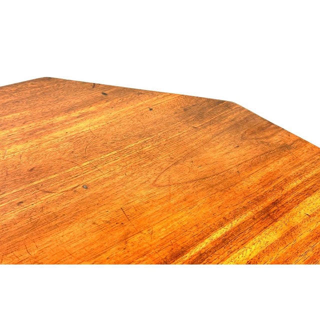 Georgian Octagonal Wine Table in Mahogany, 1760 For Sale - Image 9 of 11