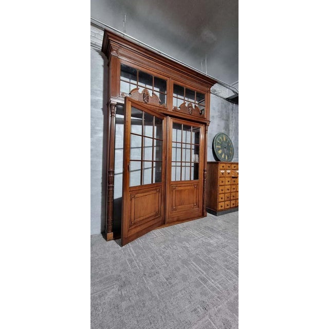 French Fixed Cupboard in Oak, 1980s For Sale - Image 6 of 16