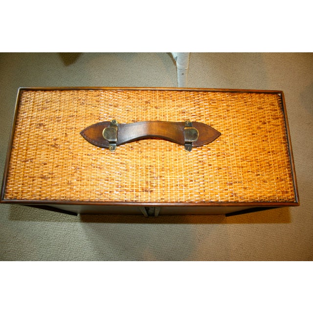 Cane Style Trunk Storage Coffee Table Chairish