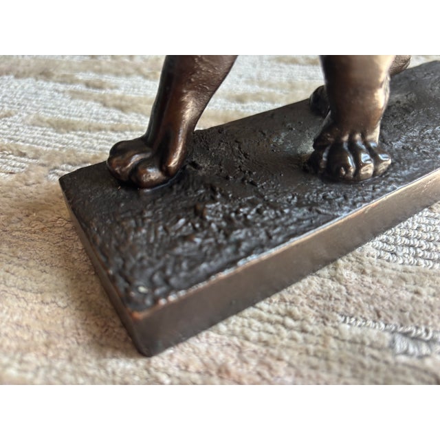 Bronze Roaring Tiger on a Plinth Base For Sale In Philadelphia - Image 6 of 8