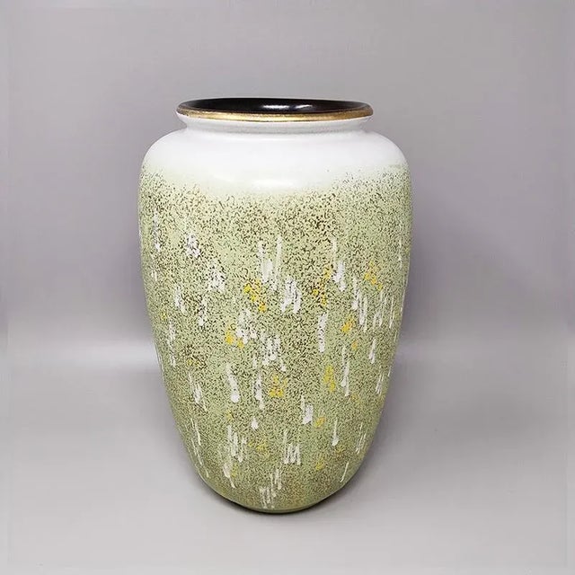 1970s Stunning Original Big Vase by Christiane Reuter . Made in Germany This vase is beautiful and is in excellent...