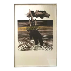 1965 "Elephant" Hand Signed Screenprint by Sir Sidney Nolan - Australian Listed Artist