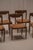 Mid-Century Wengé and Rattan Dining Chairs, 1970s, Set of 6 For Sale - Image 4 of 18