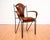 Jacques Adnet Mid-Century Modern Sculptural Leather Armchair in Iron and Brass from Jacques Adnet, 1950s For Sale - Image 4 of 18