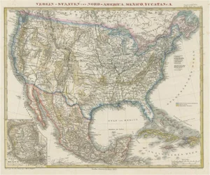 Antique Map of the United States of America