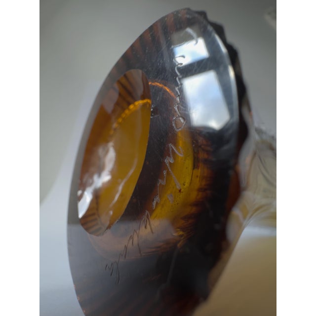 Large Scandinavian Sculptural Art Glass Vase by Tauno Wirkkala for Humppila, 1970s For Sale - Image 10 of 17