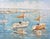 Contemporary Impressionist Style Nautical Original Oil Painting, 48" X 60" For Sale