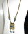 Tribal Early 20th Century Tibetan Silver Alloy & Lapis Lazuli Gau Amulet Box Necklace For Sale - Image 3 of 4