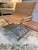 Mid-Century Modern Ward Bennett for Brickel Associates (Attributed To) Chrome and Woven Cane Sled Lounge Chair For Sale - Image 3 of 4