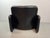 Black Black Leather Armchair by Titina Ammannati & Giampiero Vitelli for Brunati, Italy, 1970s For Sale - Image 8 of 11