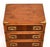 Antique Military Campaign Style Chest of Drawers in Yew Wood, 1950 For Sale - Image 6 of 10