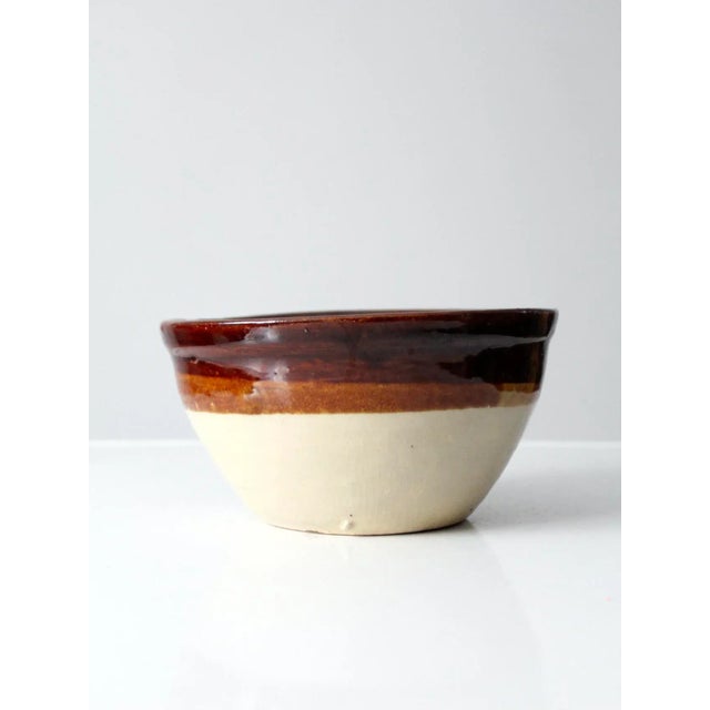 Antique Stoneware Bowl For Sale - Image 4 of 9