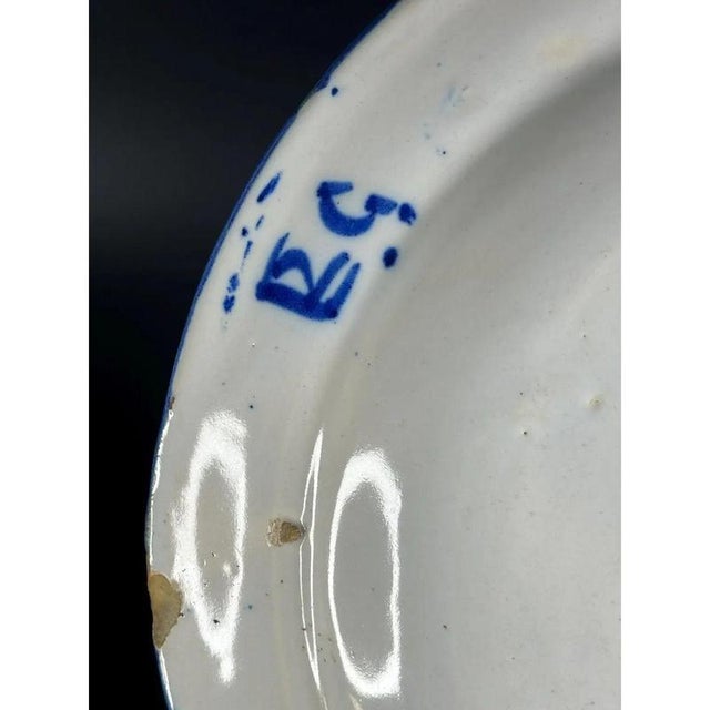 Antique Manises Ceramic Plate, Spain, 19th Century For Sale - Image 6 of 9