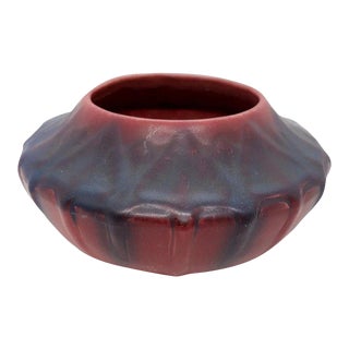 American Van Briggle Pottery Mulberry Glaze Bowl / Planter For Sale