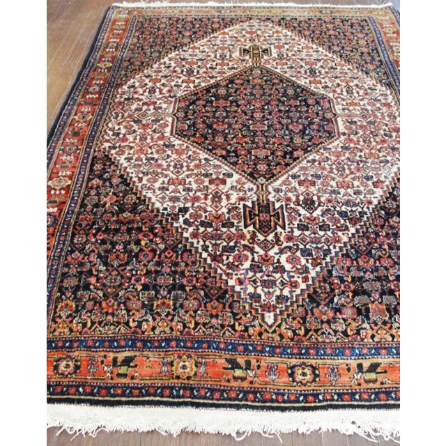 Traditional Fine Antique Persian Senneh Rug, C-1900's For Sale - Image 3 of 9