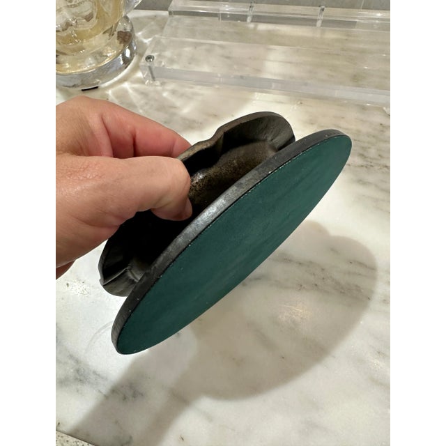 1950s Heavy Industrial French Iron Cigar Ash Tray For Sale - Image 5 of 7