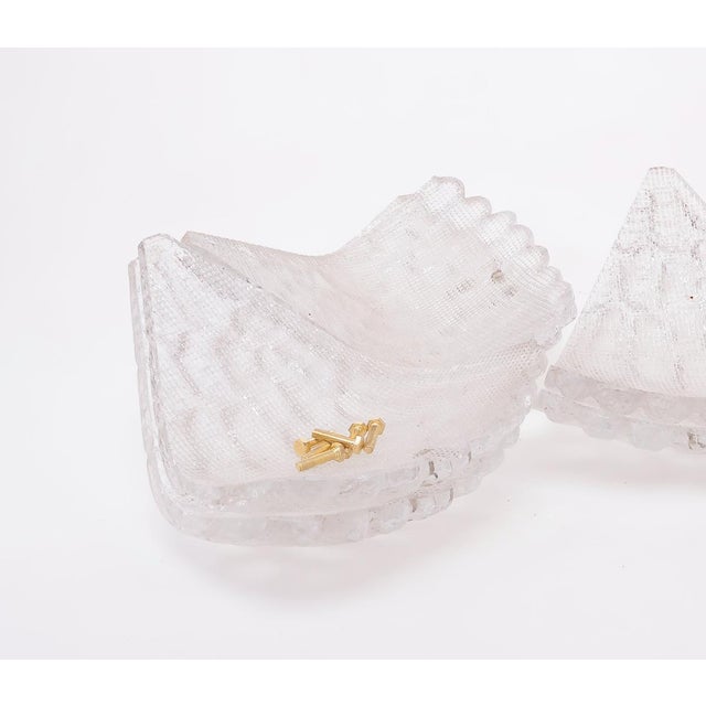 Crystal and Brass Ceiling Lamp by Carl Fagerlund for Lyfa, 1960s For Sale - Image 16 of 18