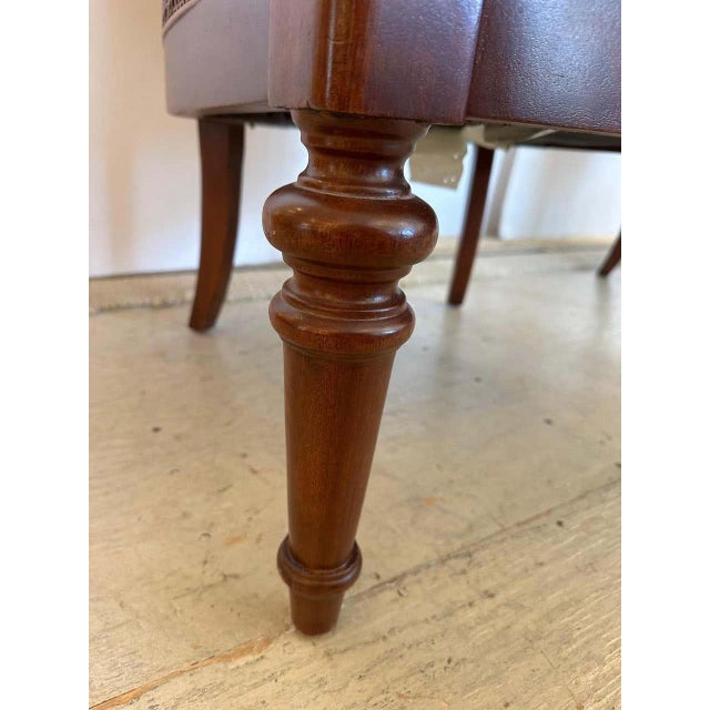 Wood Double Caned Hickory Chair Regency Style Chairs by Mark Hampton For Sale - Image 7 of 9