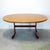 1960s G-Plan "Fresco" Teak Oval Pedestal Base Dining Table With Butterfly Leaf For Sale - Image 5 of 15