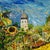 1990s Fraueninsel / Chiemsee With Monastery and Garden, 1994 – Oil Painting by Alexander Michael For Sale - Image 5 of 8