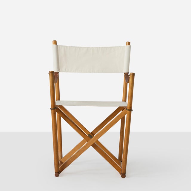 Mid-Century Modern 1940s Folding Chairs by Mogens Koch - A Pair For Sale - Image 3 of 12