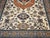 Vintage Ardabil Rug, Hand-Knotted Wool, Geometric Pattern, Ivory & Brick, 8x11 For Sale - Image 11 of 16