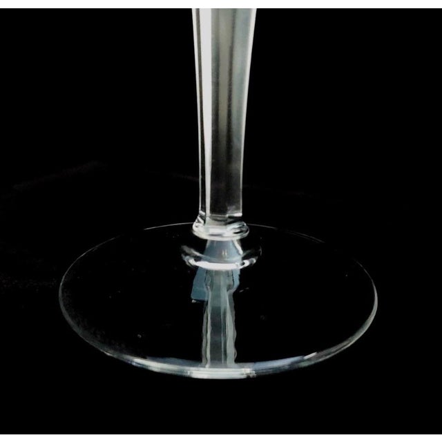 Glass Queen Elizabeth II Rare Monogrammed Moser Splendid Goblet a Gift From the Czech Republic on the Occasion of Her Wedding in 1947. 8-3/4” Tall. Signed. For Sale - Image 7 of 8