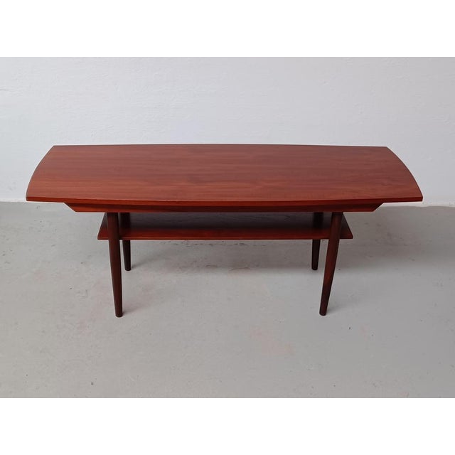 1950s Fully Restored Danish Coffee Table in Teak, 1960s For Sale - Image 5 of 7