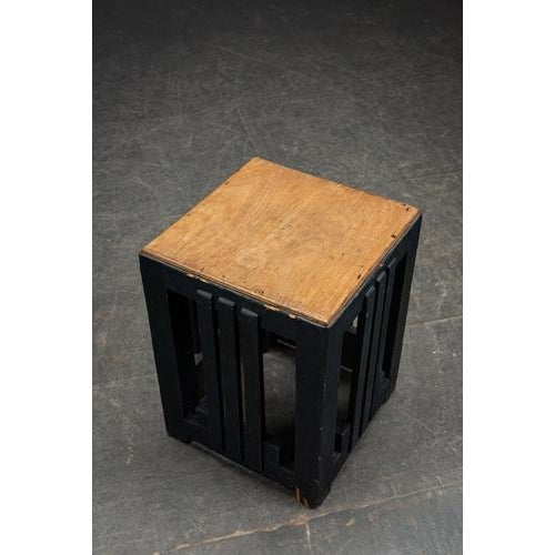 Modernist Stool by J.P.D. van Gelder period: 1926 origin: The Netherlands dimensions (cm): h47 x w36 x d36 cm dimensions...