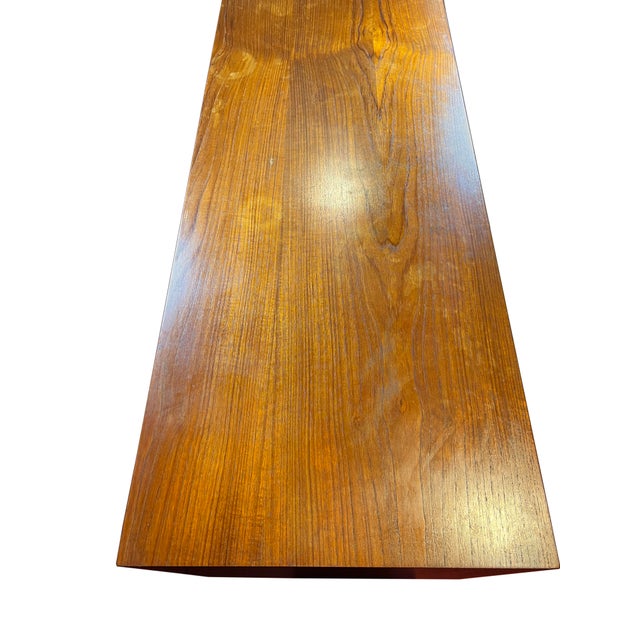 Svend Aage Larsen for Faarup Møbelfabrik Mid Century Danish Teak Tambour Door Credenza For Sale - Image 11 of 12
