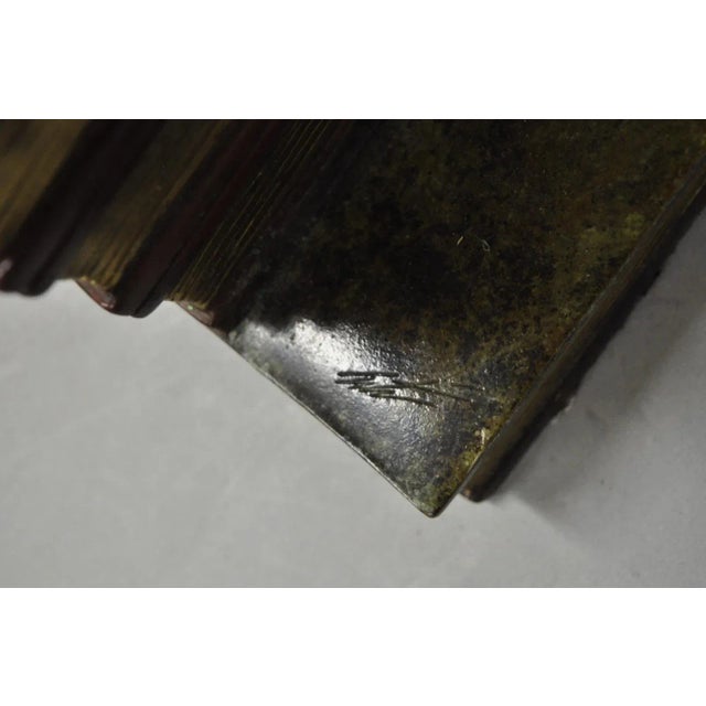 Brown Erte (Romain De Tirtoff) "Justice" Limited 9/500 Bronze Goddess Sculpture 1984 For Sale - Image 8 of 12