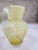 American Beautiful Fenton Topaz Hobnail Pitcher From 1940's For Sale - Image 3 of 5
