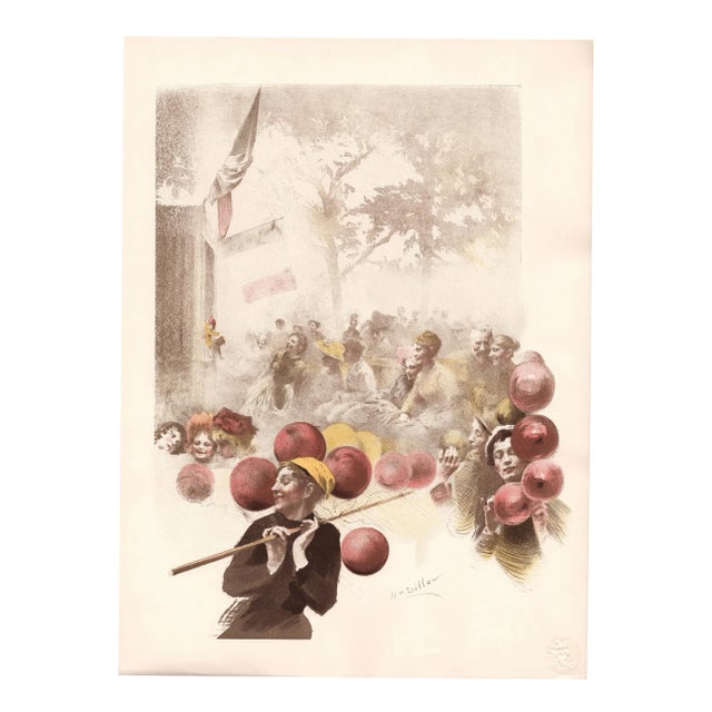 Henri-Patrice Dillon, Polichinelle, 1898, Original Lithograph For Sale - Image 11 of 11