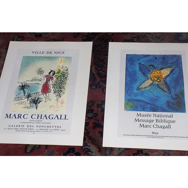 Marc Chagall Vintage Mid 20th C. Marc Chagall Poster Lithographs - Set of 9 For Sale - Image 4 of 8