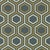 Harlequin Selo Wallpaper in Ebony/Gold - a Sample For Sale