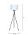 Modern Lifestyle by JY Manny Floor Lamp in Oil Rubbed Bronze For Sale - Image 3 of 6