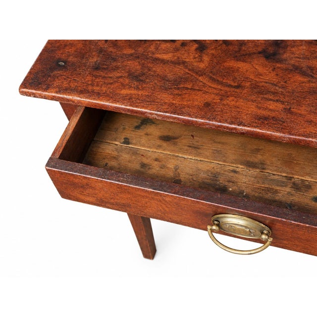 Early American Federal Period One-Drawer Worktable Ca. 1785-1815 For Sale - Image 4 of 5