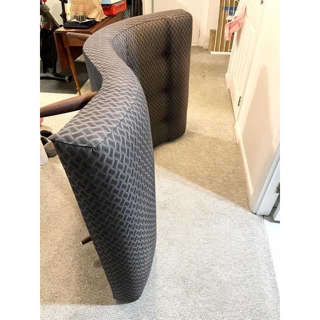 Charcoal 1960's Adrian Pearsall Style Wave Chaise Lounge Model 108-C | Mid-Century Modern For Sale - Image 8 of 14