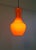 1970s Space Age Orange Opaline Glass Pendant from Targetti Sankey, Italy, 1960s-1970s For Sale - Image 5 of 12