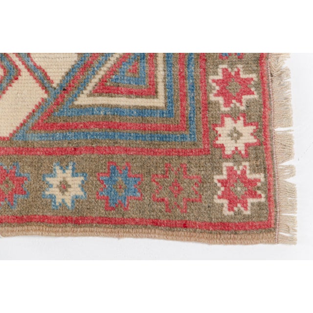 1960s 1960s Eclectic Living Room or Kitchen Rug For Sale - Image 5 of 10