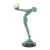 Art Deco Sculptural Onyx & Veria Green Marble Nude Flapper Signed Max Le Verrier For Sale